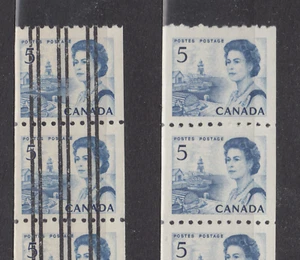 1967 #468 & #468xx(PRECANCELLED) 5¢ CENTENNIAL ISSUE COILS PAIRS F-VFNH - Bild 1 von 2