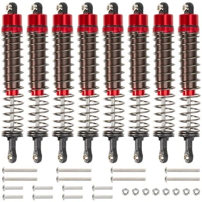 Amortiguador amortiguador de aceite de aluminio 8 piezas para 1/10 Tamiya Bullhead Super ClodBuster Foto 1 de 4