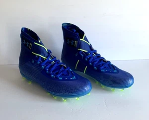 Under Armour Highlight MC NEW Mens 3023716-405 Blue Football Cleats Size 10 - Picture 1 of 12
