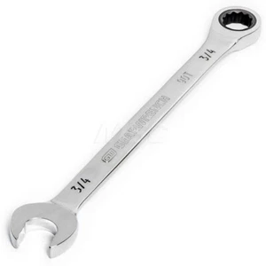 GEARWRENCH 86949 Chrome Alloy Steel Ratcheting Combination Wrench: 3/4 inch - Picture 1 of 4