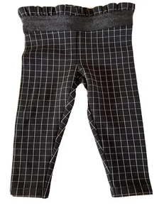 Country Road baby girls black frill leggings pants Size 00, 3 to 6 months - Picture 1 of 6