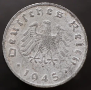 1 Reichspfennig 1945 F - Germany Zinc Coin KM # A103 ALLIED OCCUPATION - #R489 - Picture 1 of 4