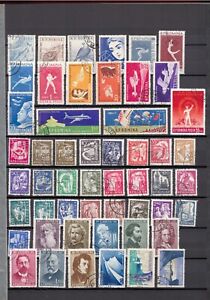 Briefmarkensammlung Rumänien 1959-75, fast komplett, 15 Seiten