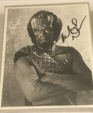 Michael Dorn as Worf Star Trek TNG Autographed photo