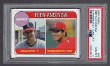 2018 Topps Throwback Thursday Shohei Ohtani Nolan Ryan #67 Rookie RC PSA 10