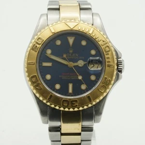 Rolex Yachtmaster Men's Watch 35MM 68623 Steel/Gold Nice Condition Vintage 2 - Picture 1 of 10