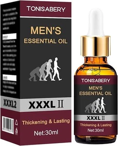 Men's Natural Enlarger Oil Stay Hard Big Thick Growth Faster Enhancement Longer - Picture 1 of 7