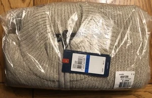 IZOD Men's Saltwater LS 1/4 Zip Mock Neck Solid SWTR, New Rock Heather, XL Slim - Picture 1 of 6