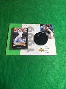 Mike Piazza 2002 UD Authentics #R-MP Jersey New York Mets - Picture 1 of 3