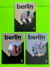 Berlin # 1 2 3 (Black Eye Books, 1996) lot NM Jason Lutes unread brand new