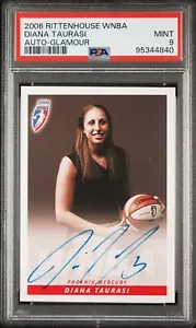 2006 RITTENHOUSE WNBA AUTOGRAPH DIANA TAURASI GLAMOUR PSA 9 - Picture 1 of 2