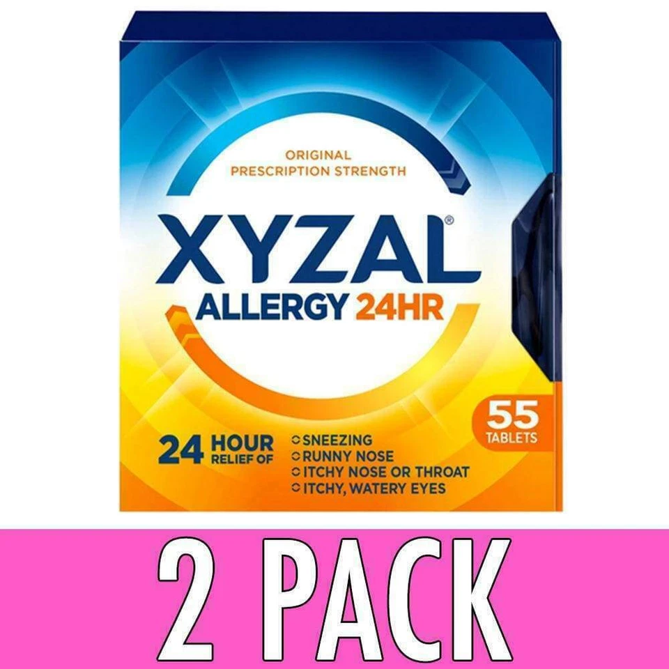 Xyzal CH35102 Allergy Tablet - 55 Count