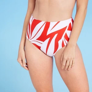 Mujer Talla S (4-6) Cintura Alta Cobertura Moderna Parte Inferior Kona Sol Plátano Árbol - Imagen 1 de 5