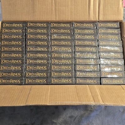 The Lord of the Rings: Fellowship of the Ring 2002 VHS Box Of 50 Tapes Sealed - Image 1 of 4