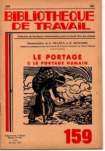 LE PORTAGE HUMAIN   1951   BIBLIOTHEQUE DU TRAVAIL N° 431   */* - Picture 1 of 1