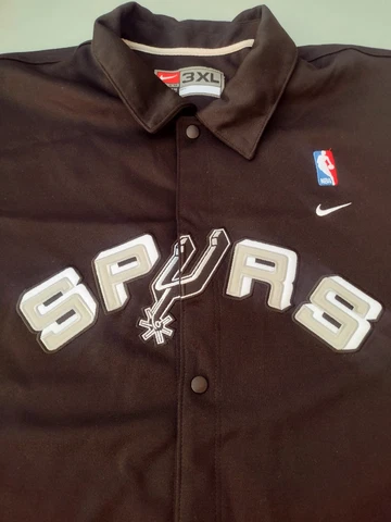 VINTAGE NEW  HARDWOOD CLASSIC NIKE SAN ANTONIO SPURS WARM UP JACKET SZ 3X NBA Cover