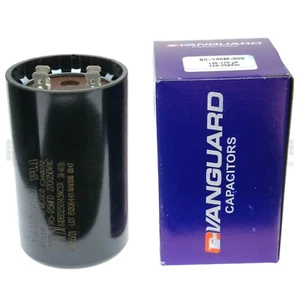 Condensador de arranque de motor eléctrico Vanguard BC-145M-250, 145-175 UF, 220-250 VAC - Imagen 1 de 12