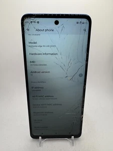 Motorola Edge (2021) - Blue - 256GB - (Verizon) - Smartphone - functional - Imagen 1 de 8