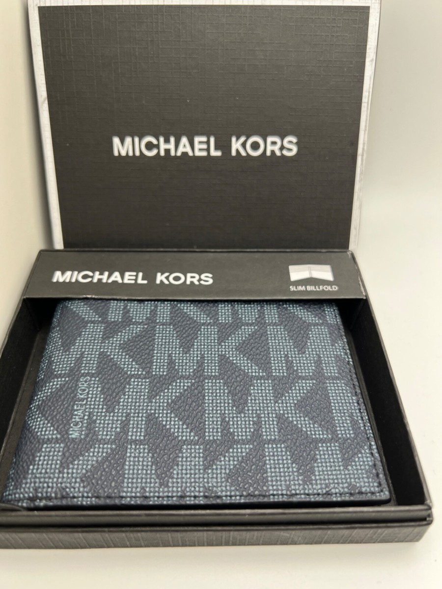 Michael Kors Carteras Tarjetero Hudson Plegable De Piel Michael