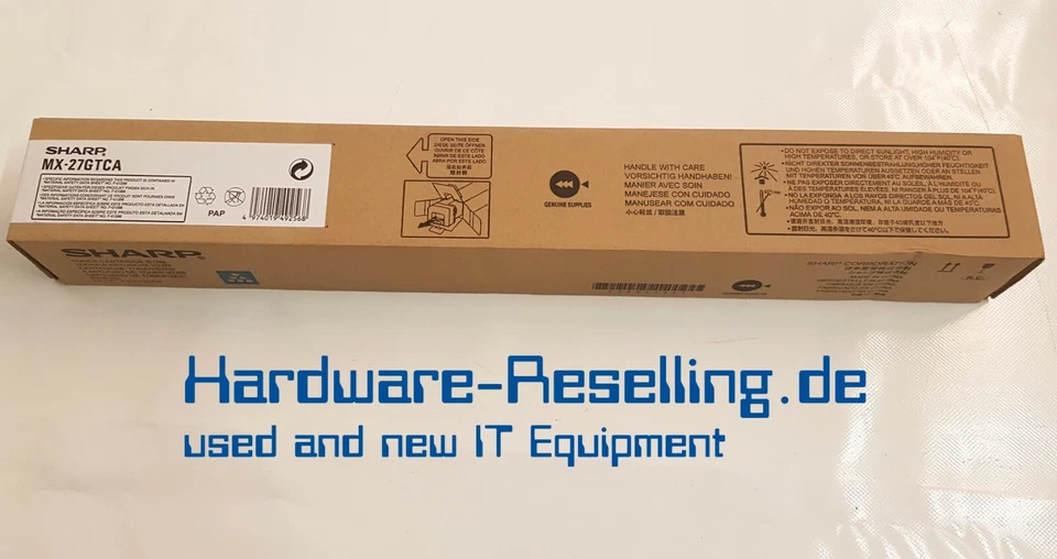 Original Sharp Tóner Cian MX-27GTCA 15.000 Páginas para MX2300 MX2300N MX2700 - Imagen 1 de 1