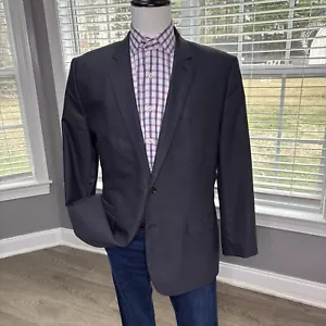 Express Blazer Mens Size 44R Gray Photographer Fitted Jacket (READ) - Picture 1 of 16