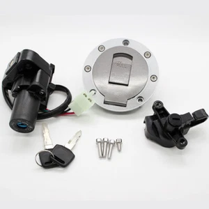 Ignition Switch Fuel Gas Cap Key Seat Lock Set For XJR1200 95-1998 XJR1300 1999 - Picture 1 of 4