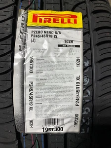 1 New 245 45 19 Pirelli P Zero Nero All Season Tire - Picture 1 of 5
