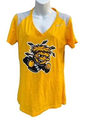 Nike Wichita State Shockers Women's Stadium Football Top Gold  Large new tags  - Image 1 of 4