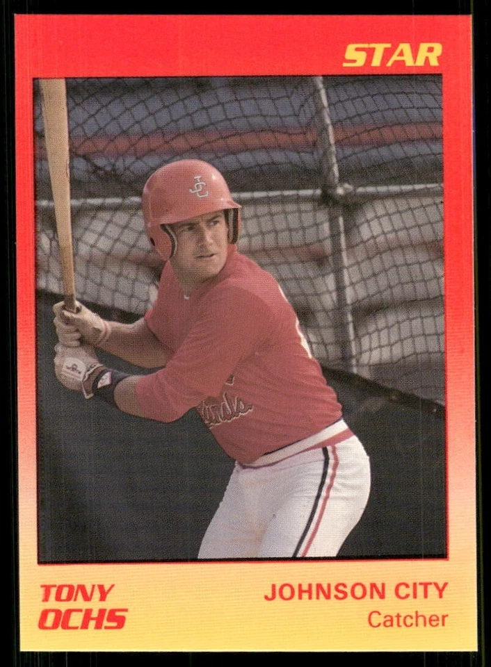1989 Star Johnson City Cardinals TONY OCHS RC CARDINALS ASTROS UNIV OF MEMPHIS - Image 1 of 2