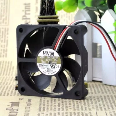 AVC C6010B12H 6010 12V 0.10A 6CM 3pin Cooling Fan - Image 1 of 4