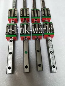 4 set HGR25-2500mm Linear Rail & 8 pcs HGH25CA Block Carriage - Picture 1 of 3