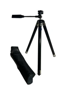 Vintage Swallow 12” / 40” Telescopic 5 Section Aluminum Tripod W/ Case TAIWAN - Picture 1 of 10