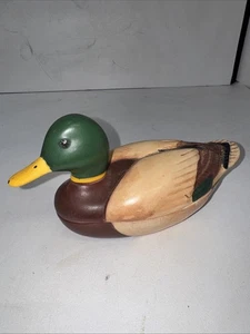 Vintage AVON 1978 WEISS Hand Crafted Ceramic Mallard Duck Trinket/Soap Dish 8.5” - Picture 1 of 6