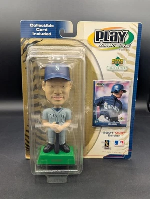 Tarjeta de novato Ichiro Suzuki 2001 Bobblehead Bobble cubierta superior nueva en caja 🔥 Foto 1 de 2