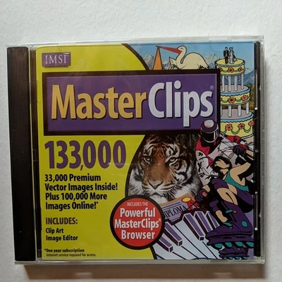 IMSI Master Clips 133,000 PC Software Sealed  - Image 1 of 3
