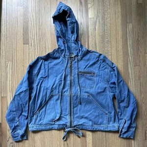 Vintage Lizwear Denim Zip Up Jacket Talons Zipper Size Medium Women’s 1980s - Bild 1 von 12