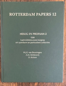 Heiligen Profaan 1200 Last-Middeleeuwse Insignes Hardback Pilgrim Souvenirs 2001 - Picture 1 of 3