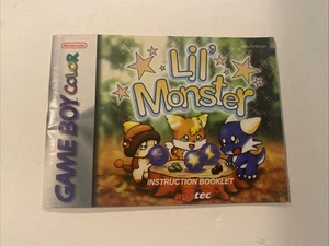 Lil' Monster Nintendo Game Boy Color Manual Only - Picture 1 of 2