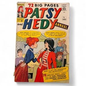 Cómics de Marvel Patsy and Hedy anual #1 (1963) 72 páginas romance vintage - Imagen 1 de 7