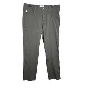 Peter Millar Pants Mens 34x28 Gray Performance 5 Pocket Golf Trousers Stretch - Picture 1 of 9