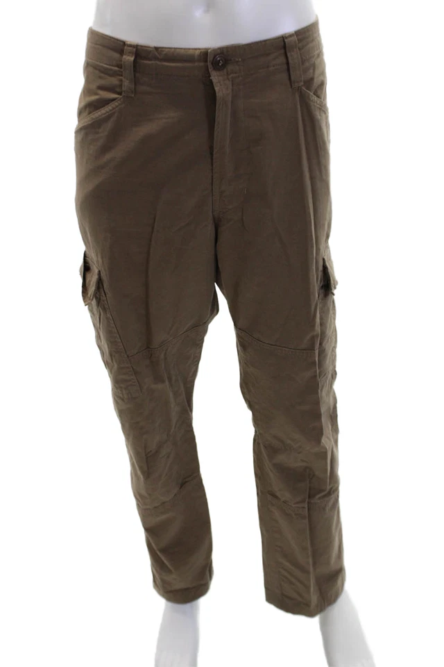 J Brand мужской хлопок Russet прямые штанины грузовые брюки коричневый размер 38 - Изображение 1 из 4