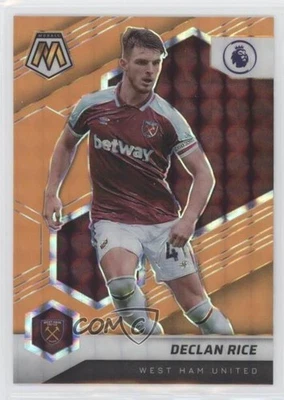 2021-22 Panini Mosaic Premier League Fluorescent Orange Prizm Declan Rice #82 - Image 1 of 2