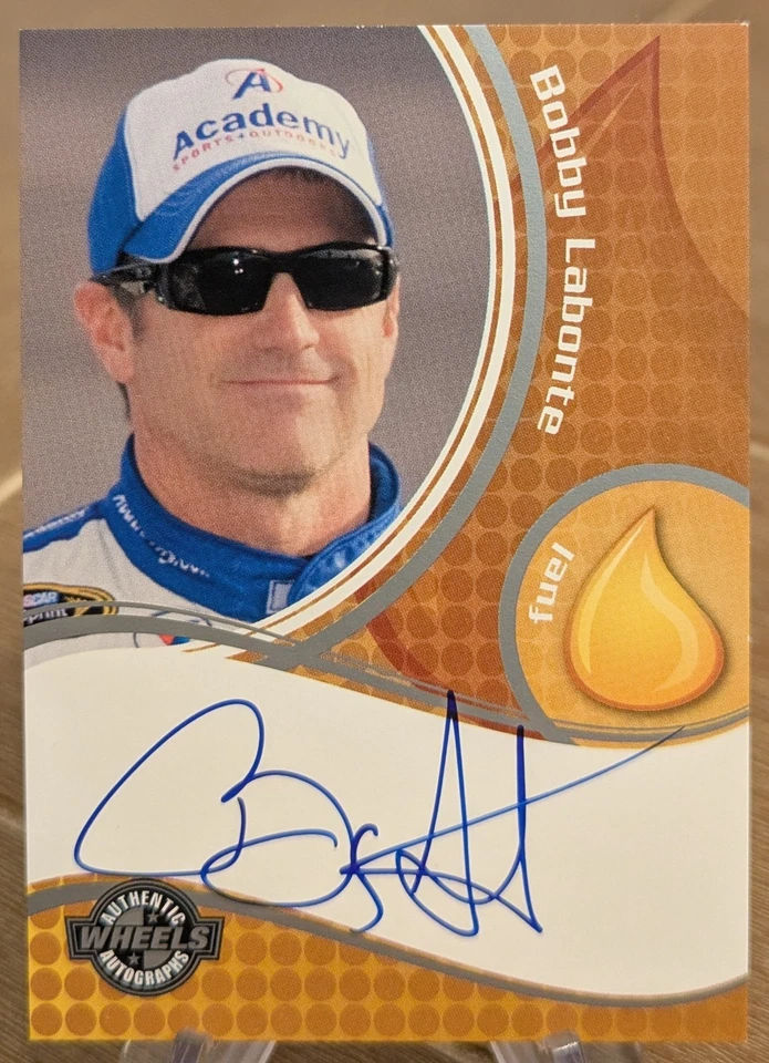 2009 Wheels Fuel On Card Auto Bobby Labonte - Image 1 of 1