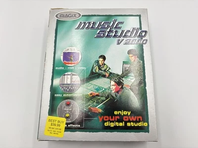 Magix Music Studio v2000 Windows CD-ROM Software Digital Recording Complete - Image 1 of 4