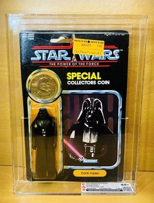 ❗️1984_Star~Wars__CARDED__DARTH~VADER__POTF_92~Back__w\Coin___CAS~(65+)__AFA Foto 1 de 4