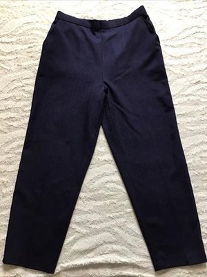 Autonomy Navy Smart Trousers With Elasticated Waist & Pockets - Size 14 - Image 1 of 4