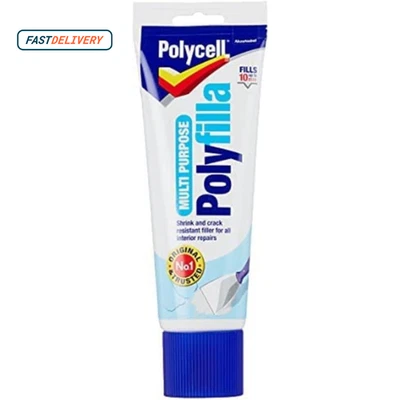 Polycell Ready Mixed Tube Multi-Purpose Polyfilla, 330 g - White - Image 1 of 4