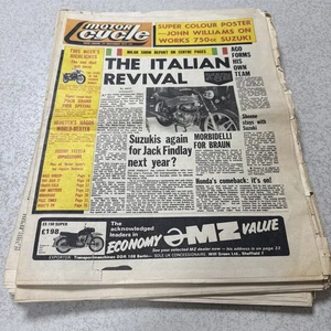 7 x Motor Cycle 1975 & 1977 Newspapers - Picture 1 of 7