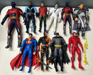 McFarlane DC Multiverse Figure Lot Ultraman Atom Smasher Deathstroke Robin Joker - Picture 1 of 5