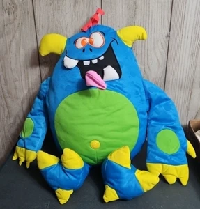 Juguete de peluche DOODLE MONSTER, AZUL, sin bolígrafos, lengua, 1994/2006 - Imagen 1 de 19